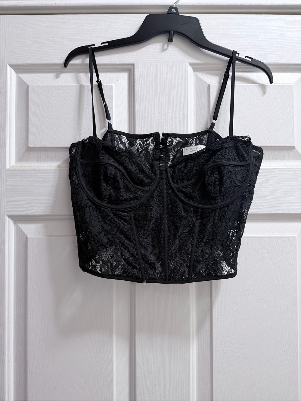 Altar'd State Black Lace Camisole Bralette